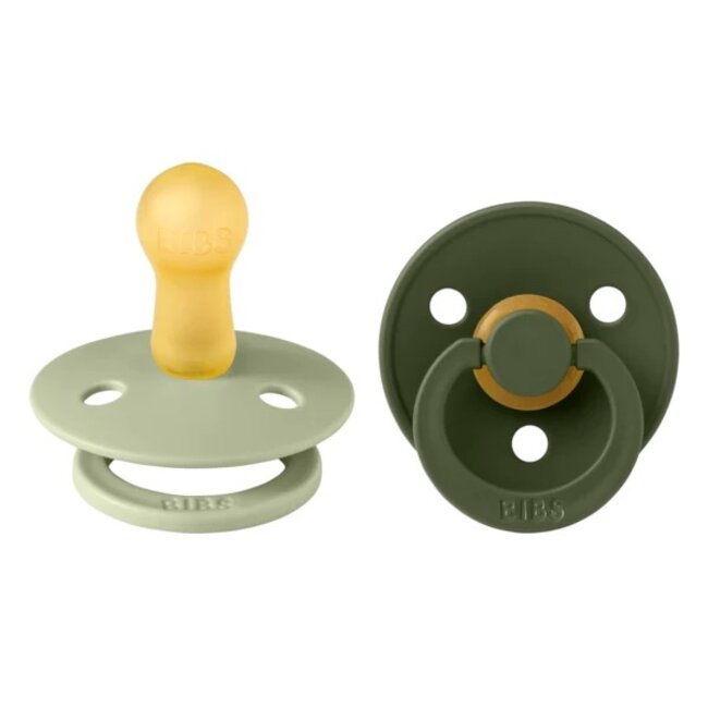 BIBS Sage/Hunter Green BIBS Pacifier 2pk