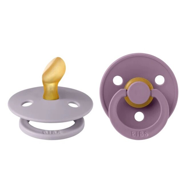 BIBS Grey/Mauve BIBS Pacifier 2pk