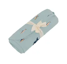 Coastline Bamboo Swaddle Blanket