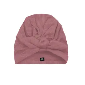 Dusty Rose Ribbed Headwrap