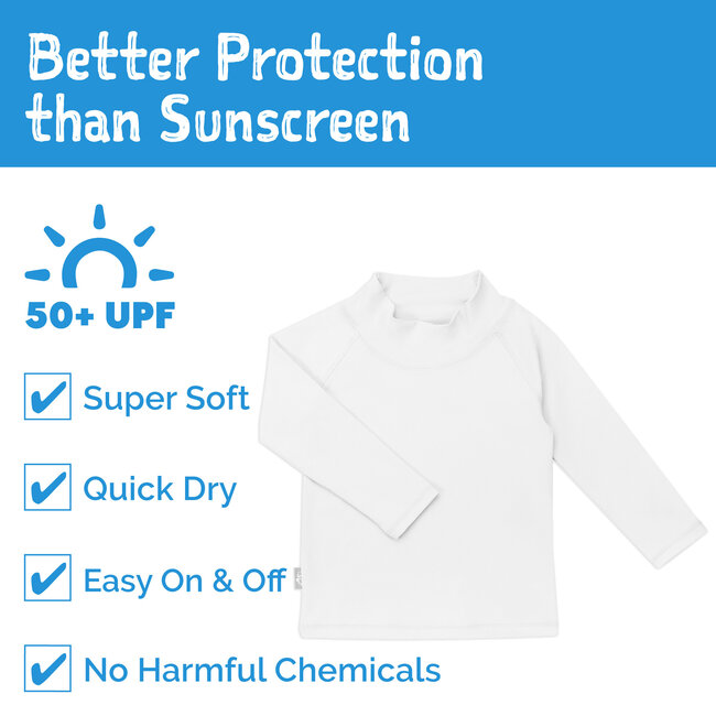 Jan and Jul White | Long Sleeve UV Top