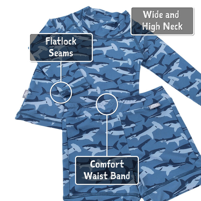 Jan and Jul Shark | 2-pc UV Suit