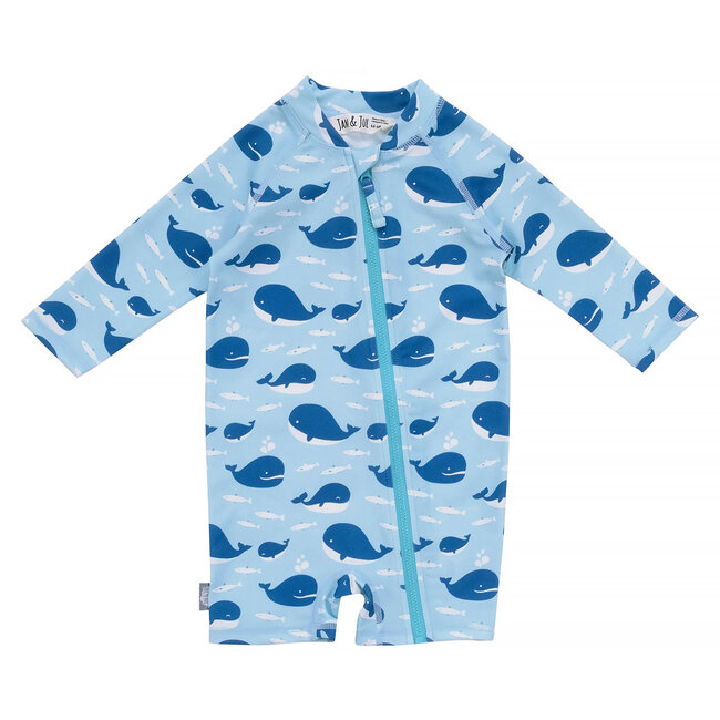 Jan and Jul Blue Whale | 1-pc UV Jumpsuit