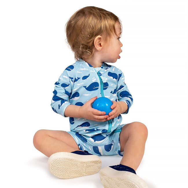 Jan and Jul Blue Whale | 1-pc UV Jumpsuit