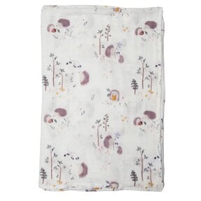 Hedgehogs Muslin Swaddle