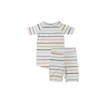 Pastel Stripes Short Pajama Set