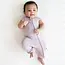 Kyte Baby Wisteria Ribbed Zippered Sleeveless Romper