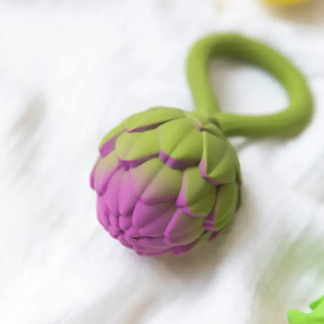 Oli & Carol Artichoke Rattle Toy