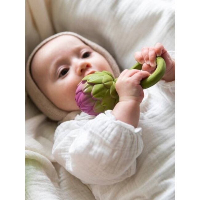 Oli & Carol Artichoke Rattle Toy