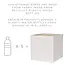 3 Sprouts Clay Recycled Fabric Storage Cube