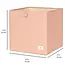 3 Sprouts Clay Recycled Fabric Storage Cube