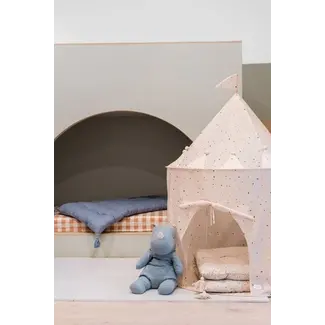 3 Sprouts Beige Terrazzo Recycled Fabric Play Tent Castle