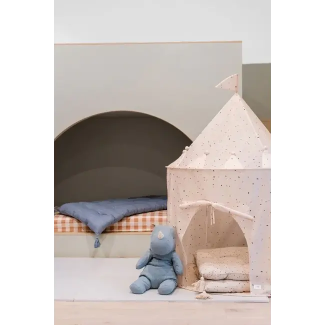 3 Sprouts Beige Terrazzo Recycled Fabric Play Tent Castle