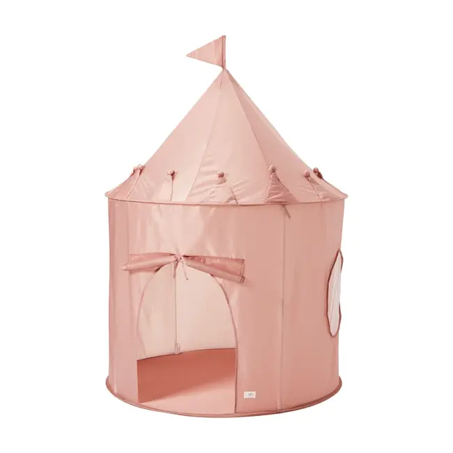 3 Sprouts Misty Pink Recycled Fabric Play Tent Castle