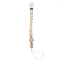 Wheat Beige Colour Block Pacifier Clip