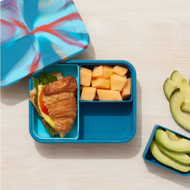 Octopus Large Platinum Silicone Bento Box