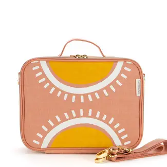 SoYoung Sunrise Muted Clay Raw Linen Lunchbox