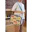 SoYoung Vintage Trucks Raw Linen Lunchbox