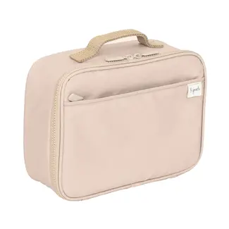 Taupe Recycled Fabric Lunch Bag