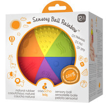 Sensory Ball Rainbow 4" - 100% Pure Natural Rubber