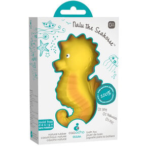 Seahorse Bath Toy (Hole Free) - 100% Pure Natural Rubber