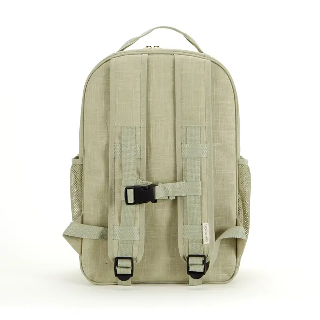 SoYoung Little Hearts Raw Linen Gradeschool Backpack