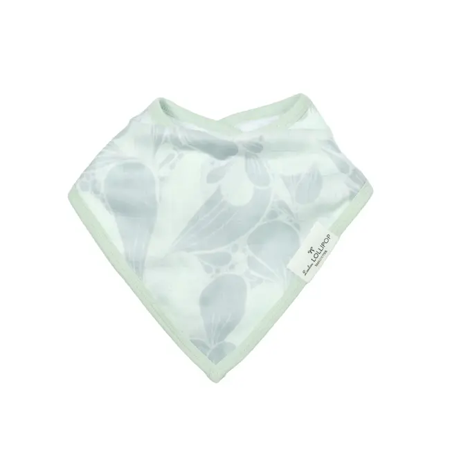 Loulou Lollipop Shell Floral Bandana Bib Set, 2pk