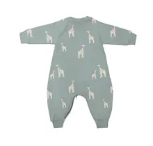 Giraffe Bamboo Fleece Jumpsuit