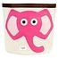 3 Sprouts Toy Bin, Pink Elephant