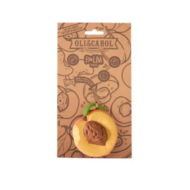 Oli & Carol Palm Peach Teether