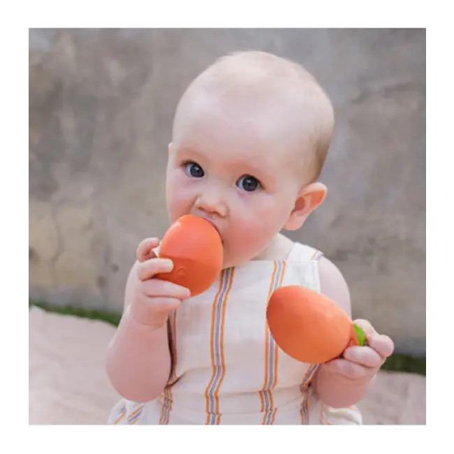 Oli & Carol Palm Peach Teether