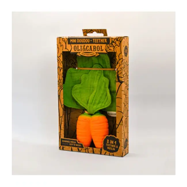 Oli & Carol Cathy the Carrot Doudou Teether