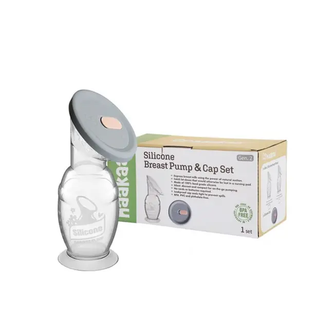 Haakaa Haakaa Silicone Breast Pump with Lid, 100 ml