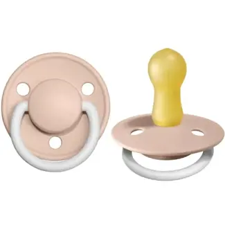 BIBS Blush GLOW Bibs De Lux Pacifier 2pk
