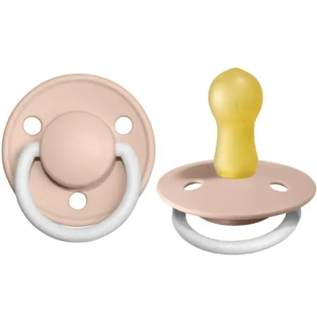 BIBS Blush GLOW Bibs De Lux Pacifier 2pk