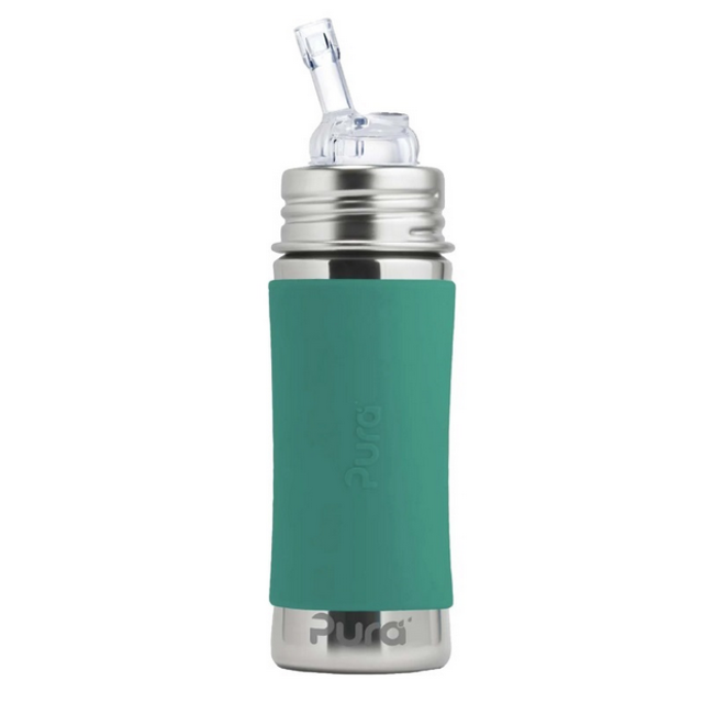 Pura Kiki Mint Swirl Pura 325ml Straw Bottle