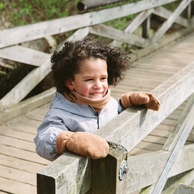 Jan and Jul Brown Bear | Fleece Mittens
