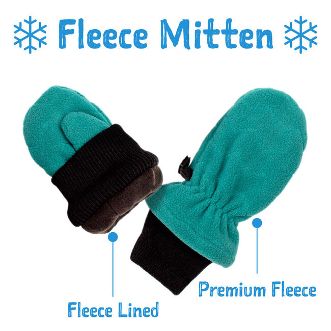 Jan and Jul Brown Bear | Fleece Mittens