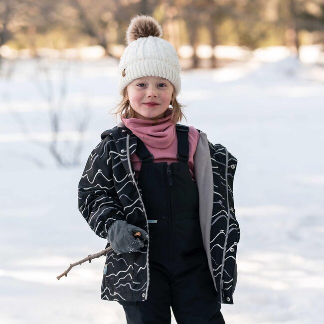 Jan and Jul Dark Grey | Fleece Mittens
