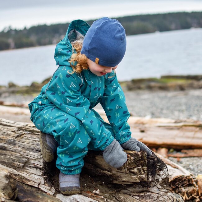 Jan and Jul Dark Grey | Fleece Mittens