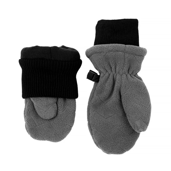 Jan and Jul Dark Grey | Fleece Mittens