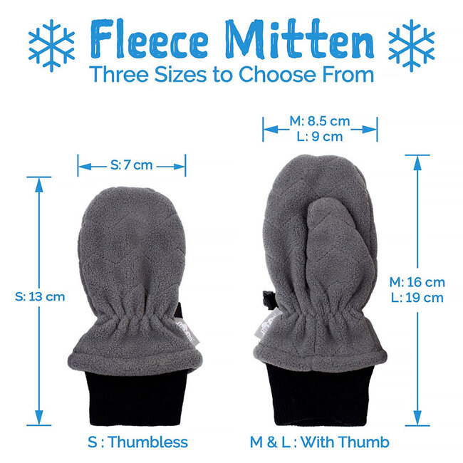 Jan and Jul Lavender | Fleece Mittens
