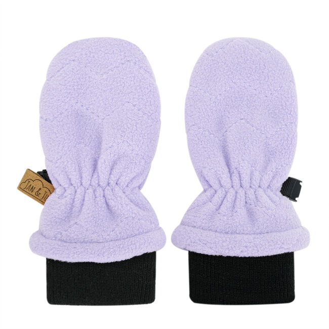Jan and Jul Lavender | Fleece Mittens