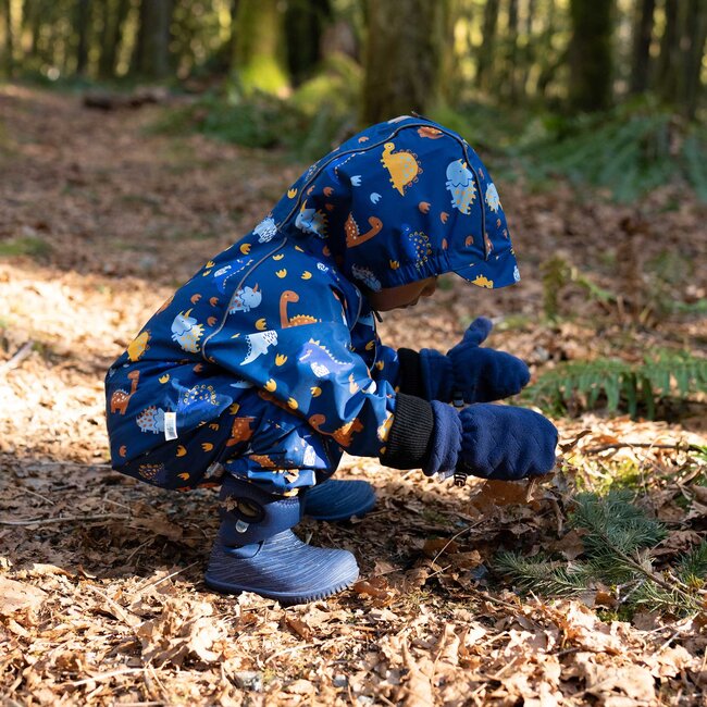 Jan and Jul Navy | Fleece Mittens