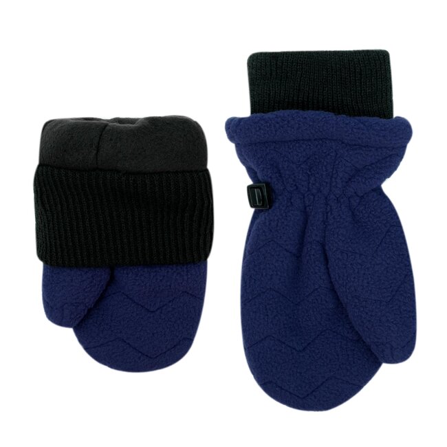 Jan and Jul Navy | Fleece Mittens