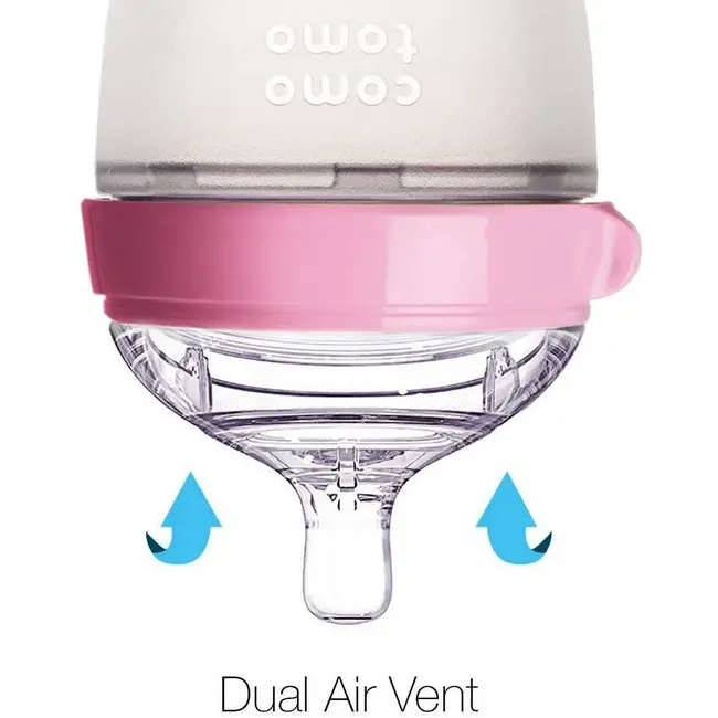 Como Tomo Pink Como Tomo Silicone Baby Bottle 5oz, 2 pack