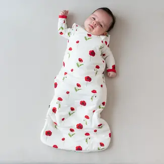 Kyte Baby Cloud Poppies Bamboo Sleep Bag, 1 TOG
