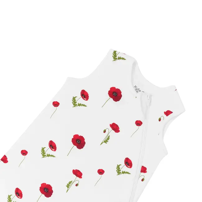 Kyte Baby Cloud Poppies Bamboo Sleep Bag, 1 TOG