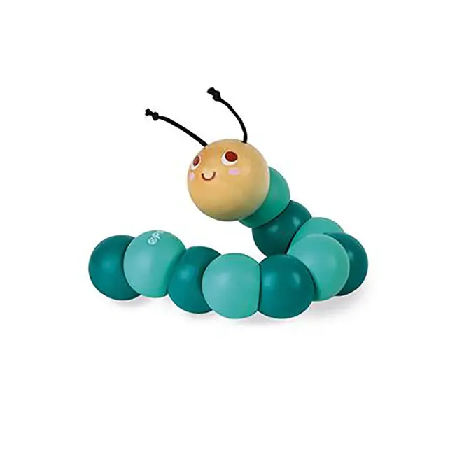 Janod Articulated Caterpillar Toy