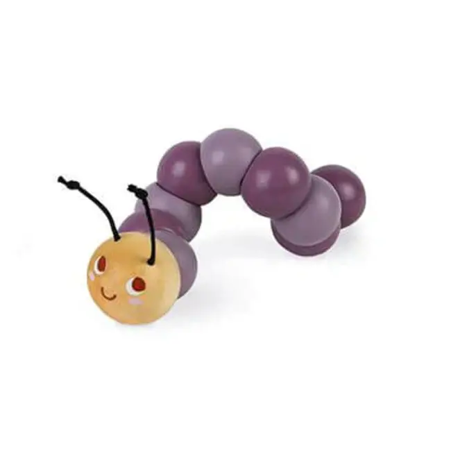 Janod Articulated Caterpillar Toy